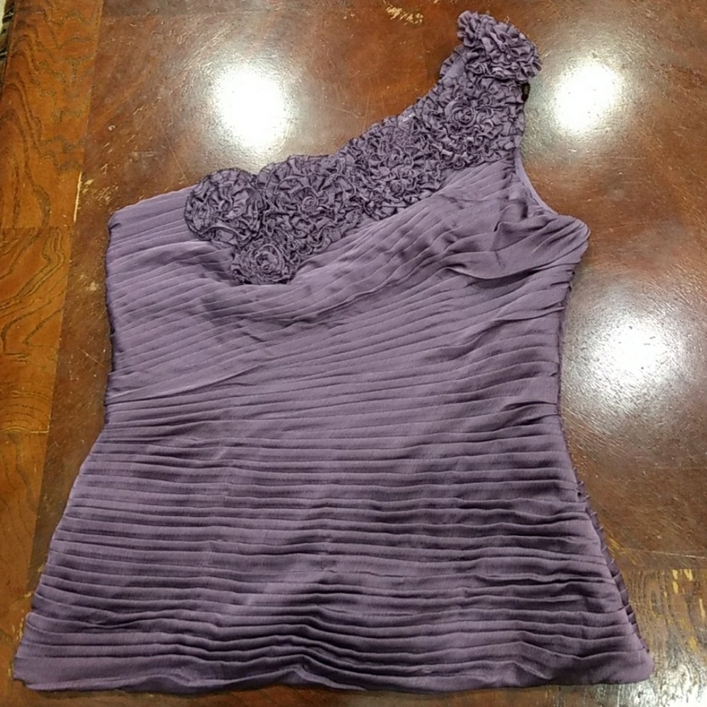 Purple formal top